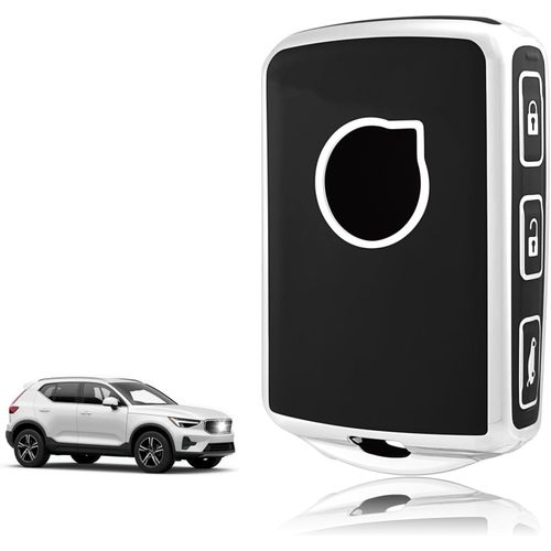 Coque Cl Tpu,Etui Cl tui Cl Adapt Pour Volvo Xc40 Xc60 Xc70 Xc90 V40 V60 V70 V90 S60 S80 S90 S60l C30 C40 T5 T6 T8 Polestar,Couvre Clef Cache Cle Voiture Telcommande-Smart Key.[H318]