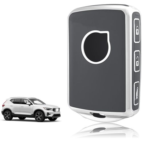Coque Cl Tpu,Etui Cl tui Cl Adapt Pour Volvo Xc40 Xc60 Xc70 Xc90 V40 V60 V70 V90 S60 S80 S90 S60l C30 C40 T5 T6 T8 Polestar,Couvre Clef Cache Cle Voiture Telcommande-Smart Key.[H319]