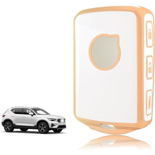 Coque Cl Tpu,Etui Cl tui Cl Adapt Pour Volvo Xc40 Xc60 Xc70 Xc90 V40 V60 V70 V90 S60 S80 S90 S60l C30 C40 T5 T6 T8 Polestar,Couvre Clef Cache Cle Voiture Telcommande-Smart Key.[H321]