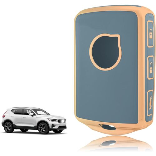 Coque Cl Tpu,Etui Cl tui Cl Adapt Pour Volvo Xc40 Xc60 Xc70 Xc90 V40 V60 V70 V90 S60 S80 S90 S60l C30 C40 T5 T6 T8 Polestar,Couvre Clef Cache Cle Voiture Telcommande-Smart Key.[H322]