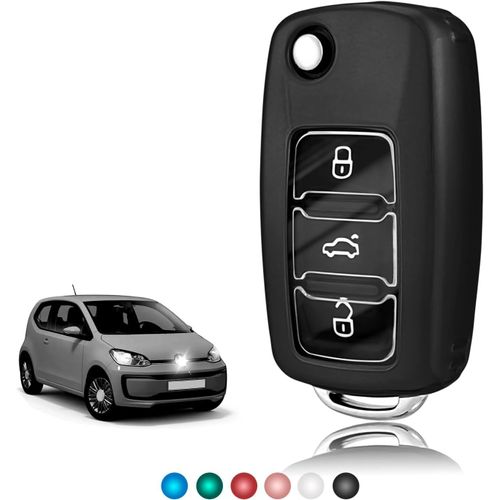 Coque Cl Tpu Transparent Brillant,Etui Cl tui Cl Adapt Pour Vw Volkswagen Golf 4/5/6 Multivan T5 Polo Up Caddy Beetle Sharan Jetta Bora Seat Ibiza Skoda Fabia.[H232]