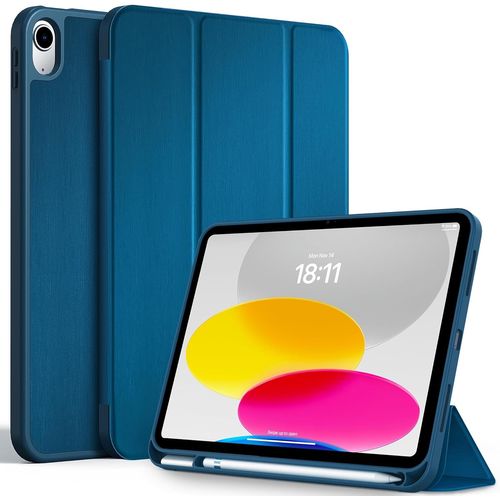 Coque Compatible Avec Ipad A16 11me 2025 11 Pouces/Ipad 10me Gnration 10,9 Pouces 2022 tui, Housse De Protection Ultra Fin Housse En Tpu Pour Ipad 11e 2025 / 10e 2022, Bleu Pa[Coq5186557]