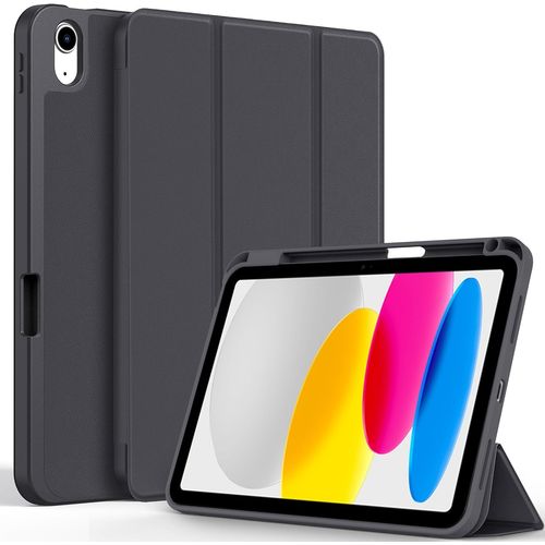Coque Compatible Avec Ipad A16 11me 2025 11 Pouces/Ipad 10me Gnration 10,9 Pouces 2022 tui, Housse De Protection Ultra Fin Housse En Tpu Pour Ipad 11e 2025 / 10e 2022, Gris Fonc