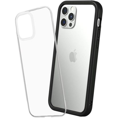 Coque Compatible Avec [Iphone 12/12 Pro] | Mod Nx - Protection Fine Personnalisable Avec Technologie Absorption Des Chocs [Sans Bpa] - Noir