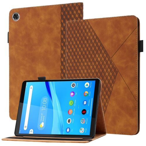Coque Compatible Avec Lenovo Tab M8 Fhd Tb-8705f 8705x 8505x,tui En Cuir For Tablette  Rabat For Lenovo Tab M8 Fhd Tb-8705f 8705x 8505x,Avec Support Et Carte De Slot,Marron