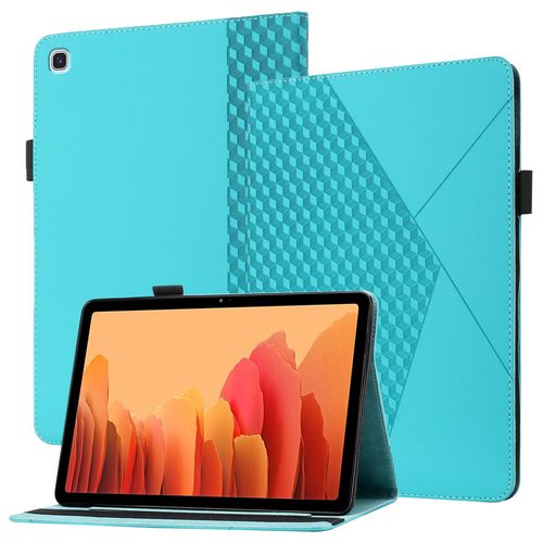 Coque Compatible Avec Samsung Tab A7 10.4 (2020) Sm-T500 T505,tui En Cuir For Tablette  Rabat For Samsung Tab A7 10.4 (2020) Sm-T500 T505,Avec Support Et Carte De Slot,Bleu
