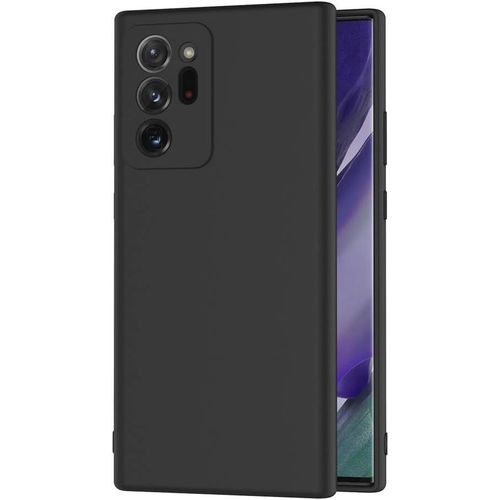 Coque Compatible Samsung Galaxy Note20 Ultra, Noir Silicone Coque Pour Samsung Note20 Ultra Housse Galaxy Note20 Ultra Noir Silicone Etui Case 6,9 Pouces