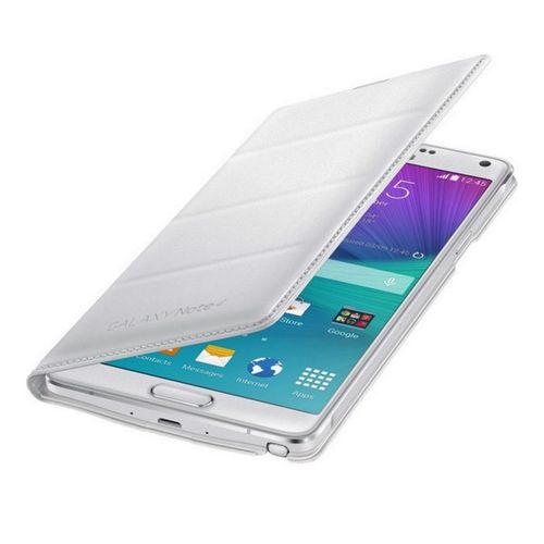 Samsung Flip Wallet Ef-Wn910 - tui  Rabat Pour Tlphone Portable - Blanc - Pour Galaxy Note 4