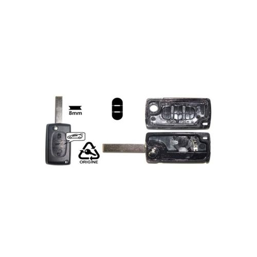 Coque De Cl Avec Cl Vague Pour Citroen 3 Boutons Option Coffre De 09/99  12/13