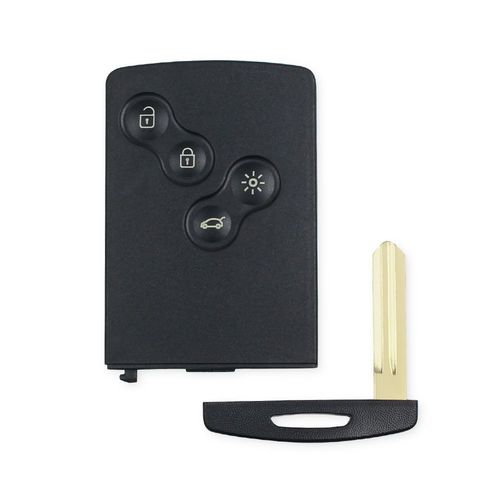 Coque De Cl Pour Renault Laguna Koleos Megane Fob,4 Boutons,Tlcommande Intelligente Avec Insertion De Petite - Model 2-C58