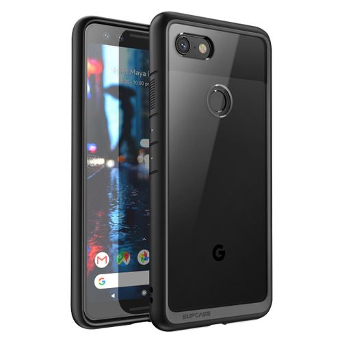 Coque De Protection Antichoc En Tpu Pour Google Pixel 3, Version 2018, 5.5 Pouces, Style Ub, Premium Hybrid, Antichoc + Housse Arrire Transparente Pour Pc