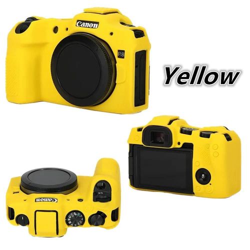 Coque De Protection En Silicone Souple Pour Appareil Photo Reflex Numrique, Sans Miroir, Pour Canon Eos R8 R R7 Rp R5 R6 Mark Ii R6ii, Nouveau-R6 Yellow-Eos R6ii Rouge