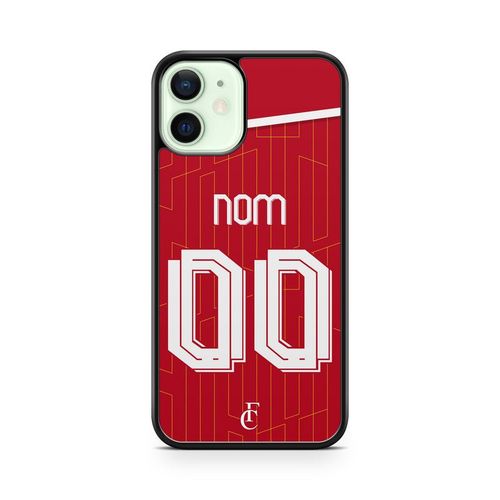 Coque De Tlphone Pour Iphone 12 Maillot De Football De Liverpool Domicile Personnalisable Ronaldo Messi Neymar Mbappe Ref 17