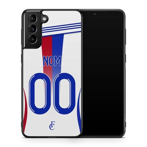 Coque De Tlphone Pour Samsung Galaxy S22 Plus Maillot De Football De Lyon Domicile Personnalisable Ronaldo Messi Neymar Mbappe Ref 115