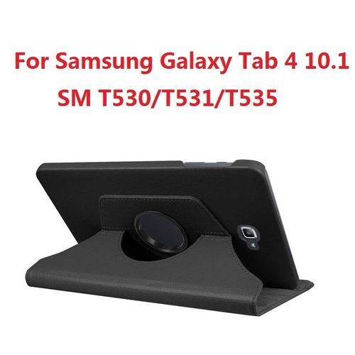 Coque De Tlphone Samsung, tui Rotatif  360 Degrs Pour Galaxy Tab 4 10.1 T530 T531 T535 Tab A6 10.1 T580 T585 10.1 P5200 P5210 T550 9.7