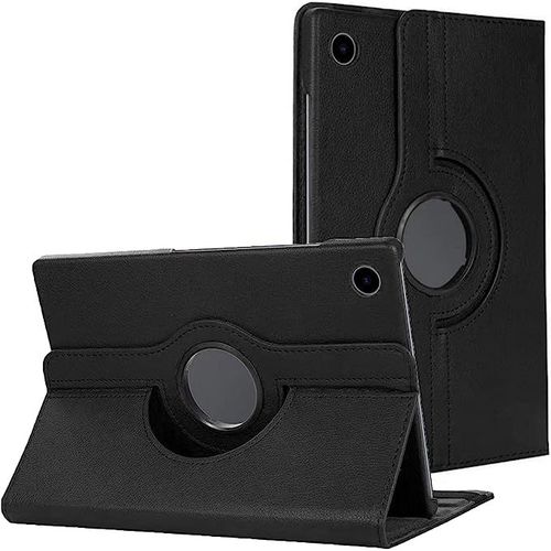Coque De Tlphone Samsung Galaxy Tab A8 10,5 Pouces (Noire), Coque De Tlphone Rotative Samsung Galaxy Tab A10.5, Housse De Support En Cuir Pu De Qualit Suprieure  360 Degrs, Convient Pour Samsu