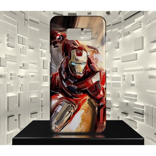 Coque Design Galaxy S10+ Plus Iron Man Avengers Comics 04