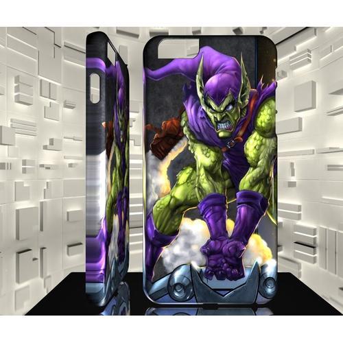 Coque Design Iphone 8 Plus 8+ Bouffon Vert Green Goblin Comics 03