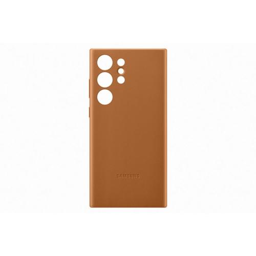 Samsung Ef-Vs918 - Coque De Protection Pour Tlphone Portable - Cuir Vritable - Fauve - Pour Galaxy S23 Ultra