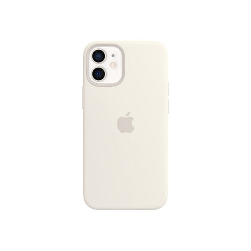 Apple - Coque De Protection Pour Tlphone Portable - Avec Magsafe - Silicone - Blanc - Pour Iphone 12 Mini