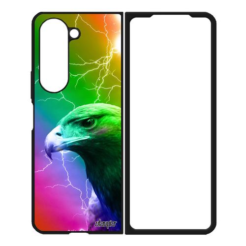 Coque En Silicone Pour Z Fold 5 Aigle Animaux Rigide Design Caoutchouc Multicolore Case Telephone Royal Eclair Housse Samsung Galaxy