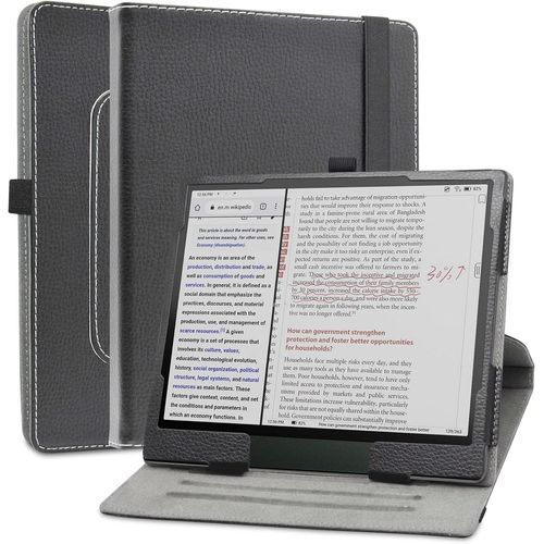 Coque For Boox Note Air4 C,En Cuir Protecteur Avec Stand tui En Pu Cuir Rotative 360 Degrs Housse De Protection Flip Case Cover Pour Boox Note Air3 C / Air3 B&w 10.3 Inch Tablet,Noir.[G456]