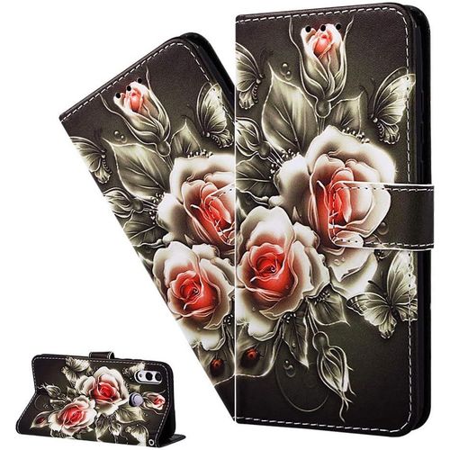 Coque Galaxy A53 5g,Portefeuille Etui Housse Pour Samsung Galaxy A53 5g Coque Fleur Rose Scintillant Brillant Pu Cuir Flip Wallet Etui Couverture Pour Samsung Galaxy A53 5g,Yb Shiny Rose