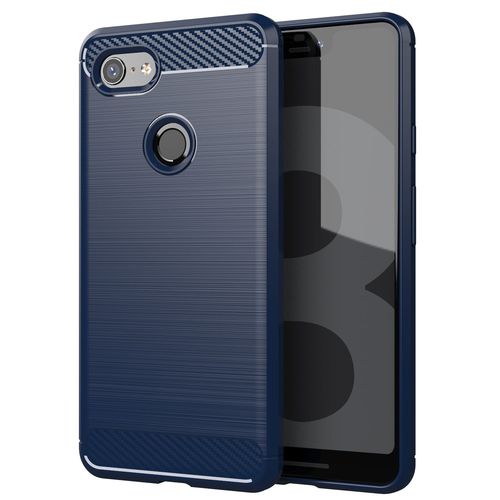 Coque Google Pixel 3 Xl,Etui Pour Google Pixel 3 Xl,Etui En Silicone Pour Google Pixel 3 Xl,Convient A La Coque Google Pixel 3 Xl,Bleu
