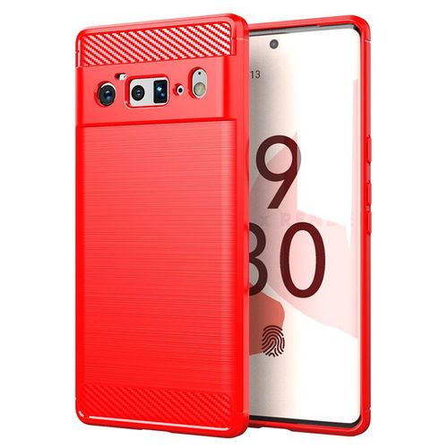Coque Google Pixel 6 Pro,Etui Pour Google Pixel 6 Pro,Etui En Silicone Pour Google Pixel 6 Pro,Convient A La Coque Google Pixel 6 Pro,Rouge