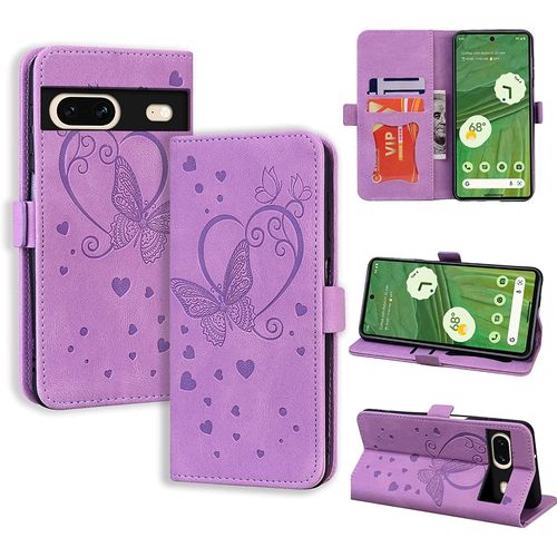 Coque Google Pixel 7 Google Pixel 7 Flip Case En Protecion Pour Google Pixel 7, Violet