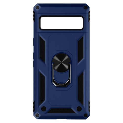 Coque Google Pixel 7 Pro Ultra Rigide Bague Support Bleu Nuit