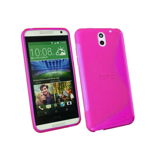Coque/Housse Htc Desire 610 - Tpu Sline Design Semi Rigide - Rose