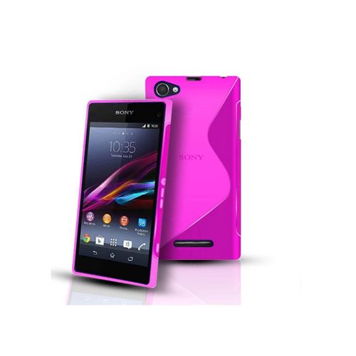 Coque/Housse Sony Xperia E3 - Tpu Sline Design Semi Rigide - Rose