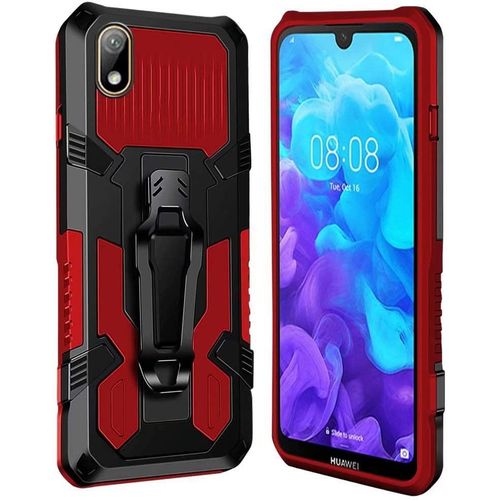 Coque Huawei Y5 2019 / Honor 8s [Serie Armorbox] Robuste Avec Double Couche Coque De Support Pour Huawei Y5 2019 / Honor 8s Housse Rouge