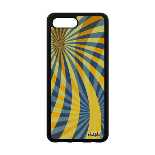 Coque Illusion D'optique De Protection Pour Honor 10 En Silicone Etui Color Personnalis Jaune Original Motif Design Moderne Dessin