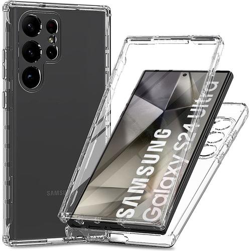 Coque Intgrale Pour Samsung Galaxy S24 Ultra - Antichoc Protection Transparente Anti-Rayures (Pas Pour Galaxy S24) - E.F.Connection