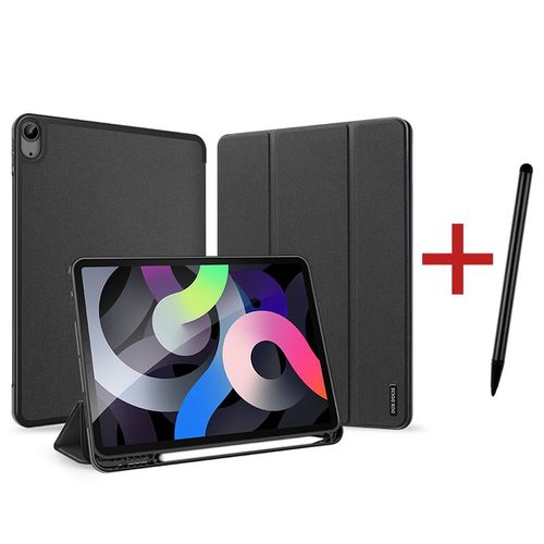 Coque Ipad Air 4 10.9 Pouces 2020 [ +Stylet ] Veille Automatique Protection Antichoc tui Ipad Air 4 10.9 Pouces 2020 Noir