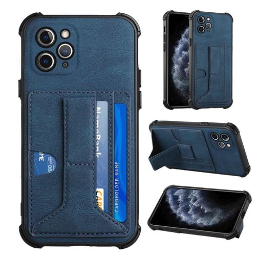 Etui Iphone 11 Pro Max, Coque  Cartes De Rve En Cuir Pu Pour Iphone 11 Pro Max, Adapt  L'tui Pour Tlphone Iphone 11 Pro Max - Bleu