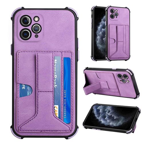 Etui Iphone 11 Pro Max, Coque  Cartes De Rve En Cuir Pu Pour Iphone 11 Pro Max, Adapt  L'tui Pour Tlphone Iphone 11 Pro Max - Violet