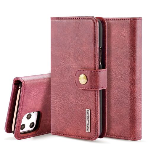 Coque Iphone 11 Pro Max,Etui Iphone 11 Pro Max,Etui Housse De Protection Magntique  Deux Volets Iphone 11 Pro Max,Portefeuille Etui En Cuir Pu Premiumportefeuille Housse Pour Iphone 11 Pro Max,Rouge