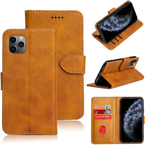 Coque Iphone 11 Pro Max,Etui Pour Iphone 11 Pro Max,Etui Pour Telephone A Rabat Iphone 11 Pro Max,Convient A La Coque Iphone 11 Pro Max,Marron