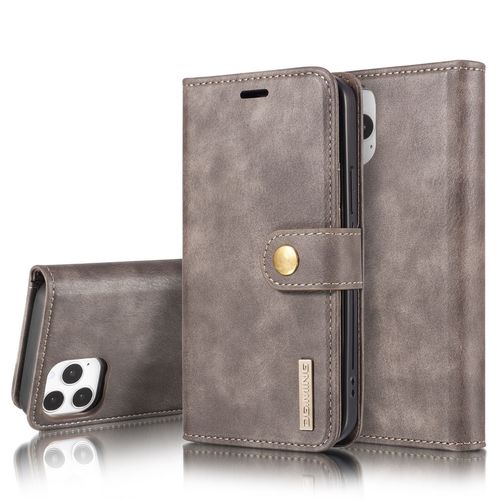 Coque Iphone 12 Pro Max,Etui Iphone 12 Pro Max,Etui Housse De Protection Magntique  Deux Volets Iphone 12 Pro Max,Portefeuille Etui En Cuir Pu Premiumportefeuille Housse Pour Iphone 12 Pro Max,Gris