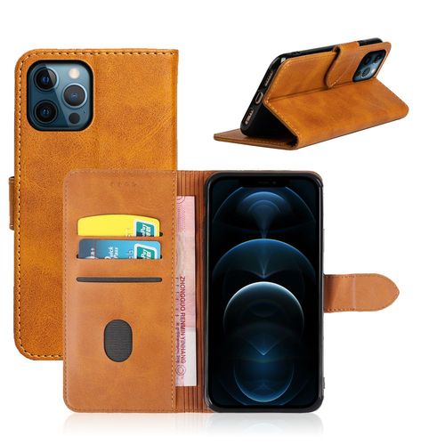 Coque Iphone 12 Pro Max,Etui Pour Iphone 12 Pro Max,Etui Pour Telephone A Rabat Iphone 12 Pro Max,Convient A La Coque Iphone 12 Pro Max,Marron