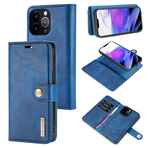 Coque Iphone 13 Pro Max,Etui Iphone 13 Pro Max,Etui Housse De Protection Magntique  Deux Volets Iphone 13 Pro Max,Portefeuille Etui En Cuir Pu Premiumportefeuille Housse Pour Iphone 13 Pro Max,Bleu