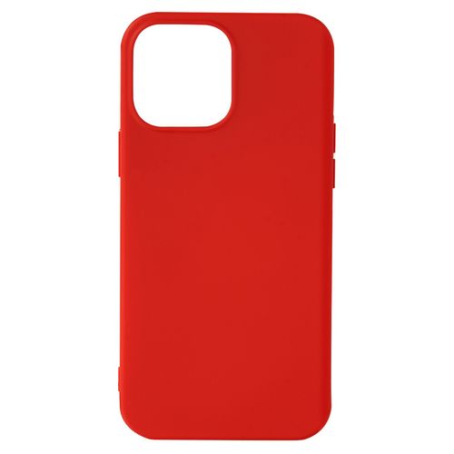 Coque Iphone 13 Pro Silicone Semi-Rigide Finition Soft-Touch Rouge