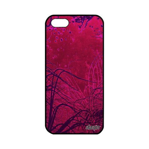 Coque Iphone 5 5s Se En Silicone Fonds Marins Plantes Marines 16 Go Plonge Ocan Housse Rose Mer Rigide Dessin De Protection Apple