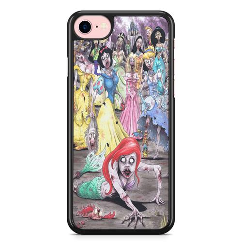 Coque Iphone 7 Plus Et Iphone 8 Plus Princesses Disney Zombie Ariel Cendrillon Blanche Neige Snow White