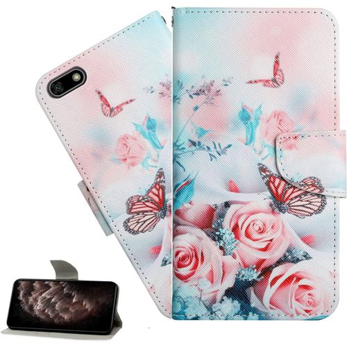 Coque Iphone 8 Plus/Iphone 7 Plus,Portefeuille Etui Housse Pour Iphone 8 Plus Coque Paillette Fleur Papillon Chat Pu Cuir Flip Wallet Etui Couverture Pour Iphone 8 Plus,Xc5 Pink Die Hua