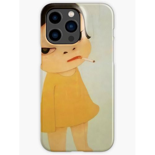 Coque Iphone Samsung Fumer Girl Yoshimoto Nara Peinture Petite Fille Mignonne Compatibilit Pour tui 18 17 16 15 14 13 12 Plus Pro Max Galaxy S25 S24 S23 S22 Ultra Note 20