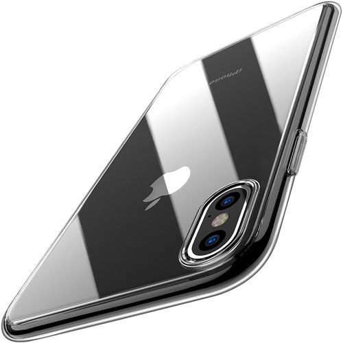 Coque Iphone X |Garantie A Vie|, Welkoo Coque Iphone X, Housse Iphone X En Silicone Renforc Shockproof Anti Choc Couleur Transparente, Souple Et Flexible. Compatible Avec L'iphone X